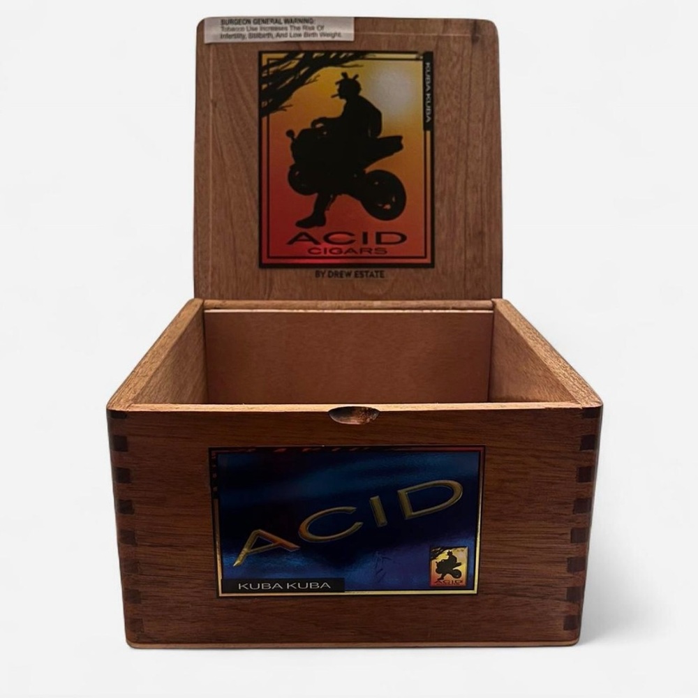 Drew Estate Wooden Acid Kuba Kuba Cigar Box